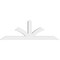Ekena Millwork Richland Architectural Grade PVC Gable Bracket, 96"W x 32"H x 6"D x 6"F, 8/12 Pitch GBP096X32X0606RIC00 - alternate 5
